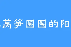 爱吃莴笋圈圈的阳圣子