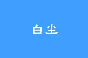 白尘