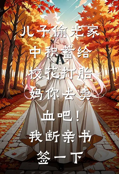 儿子偷光家中积蓄给校花打胎：妈你去卖血吧！我：断亲书签一下