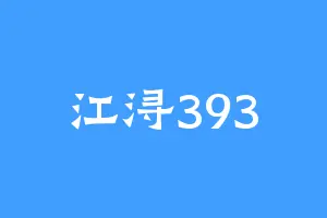 江浔393