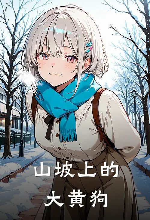 山坡上的大黄狗