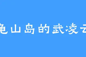 龟山岛的武凌云