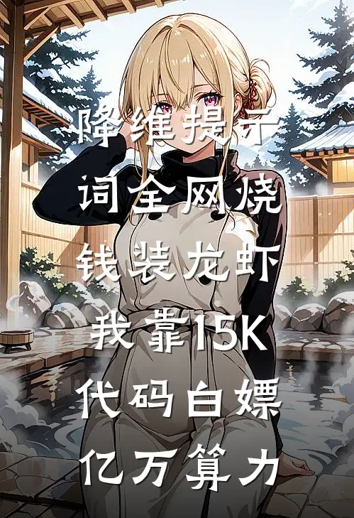 降维提示词-全网烧钱装龙虾，我靠15K代码白嫖亿万算力王少林妙妙好看的小说推荐完结_在哪看免费小说降维提示词-全网烧钱装龙虾，我靠15K代码白嫖亿万算力王少林妙妙