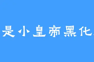 我是小皇帝黑化版