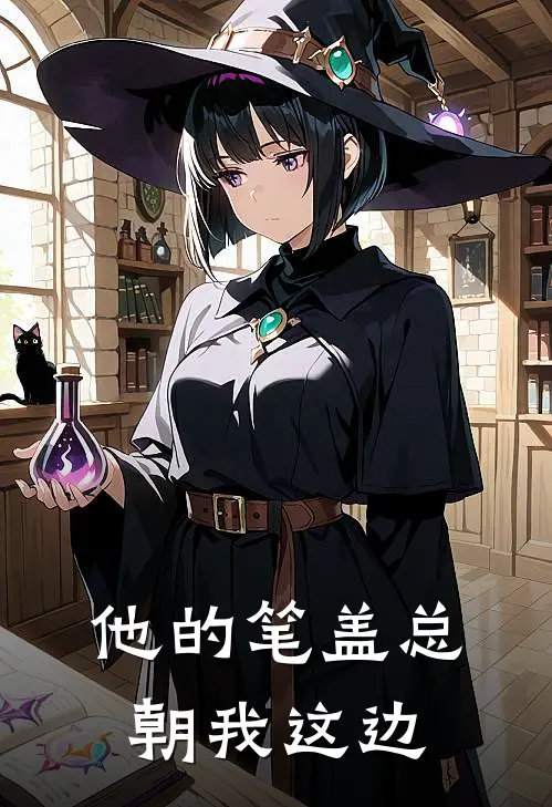 他的笔盖总朝我这边