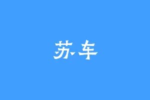苏车