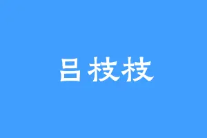 吕枝枝