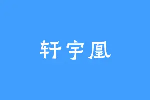 轩宇凰