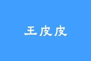 王皮皮