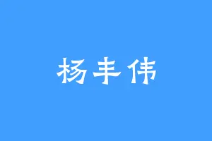 杨丰伟